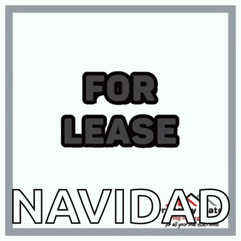For Lease Navidad Sign GIF