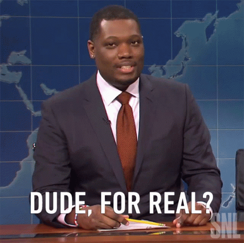 Michael Che Dude For Real GIF