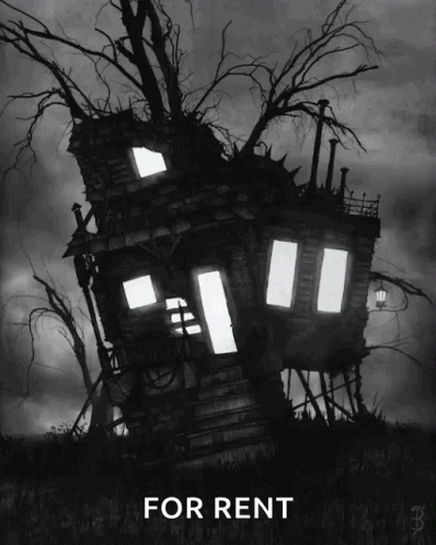 For Rent Haunted House GIF