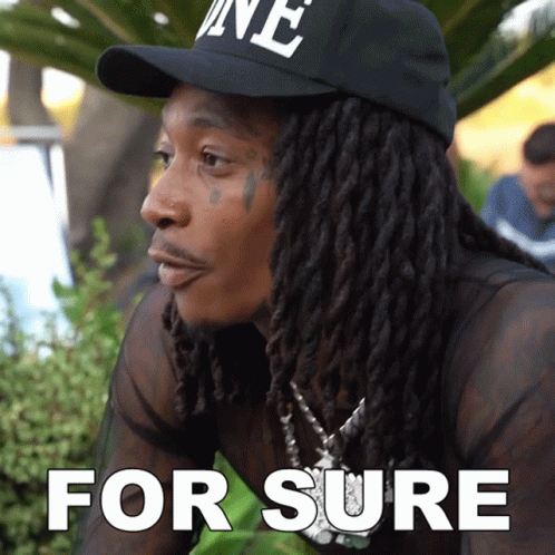 For Sure Wiz Khalifa GIF