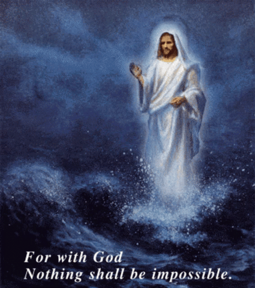 For With God Nothing Shall Be Impossible GIF