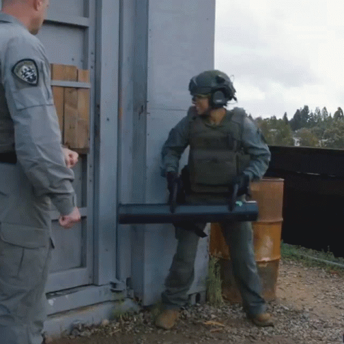 Forced Open Door Smash GIF