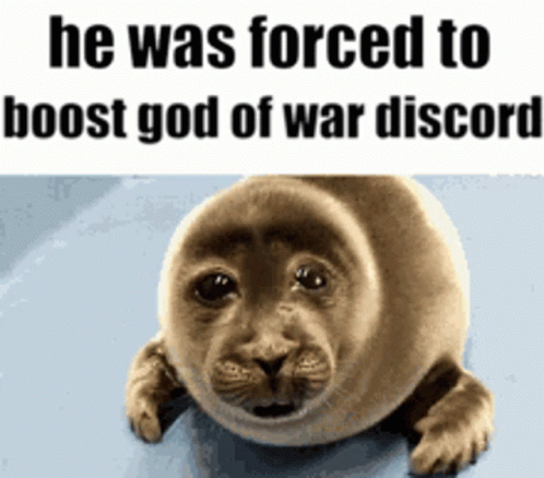 Forced To Boost God Of War Seal GIF
