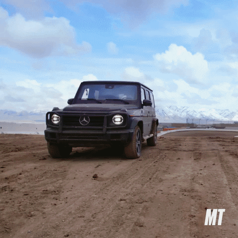 Ford Raptor Mercedes G500 GIF