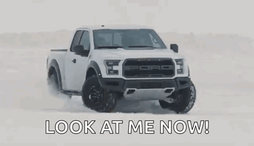 Ford Snow Ride Rock GIF