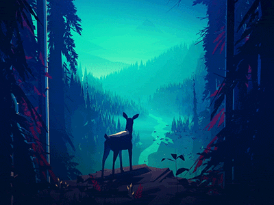 Forest Among Trees Game GIF