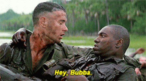 Forest Gump Wave Bubba Benjamin Bufford GIF