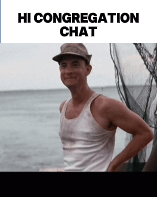 Forest Gump Wave Congregation Chat Meme GIF