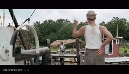 Forest Gump Wave Diving Off Boat GIF