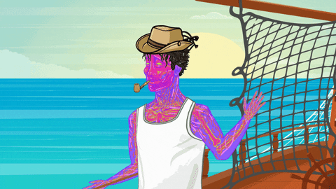 Forest Gump Wave Gm Fam Cartoon Parody GIF