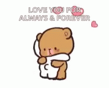 Love Forever Milk And Mocha Cartoons GIF