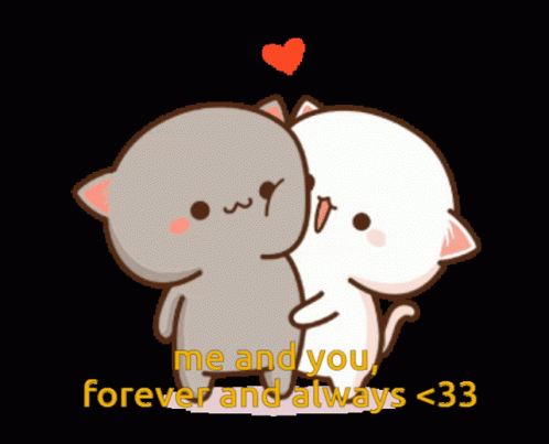 Forever And Always Peach And Goma GIF