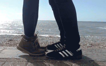Forever Alone Fake Carry Shoes GIF