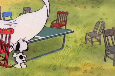 Forever Alone Peanuts Snoopy Thanksgiving GIF