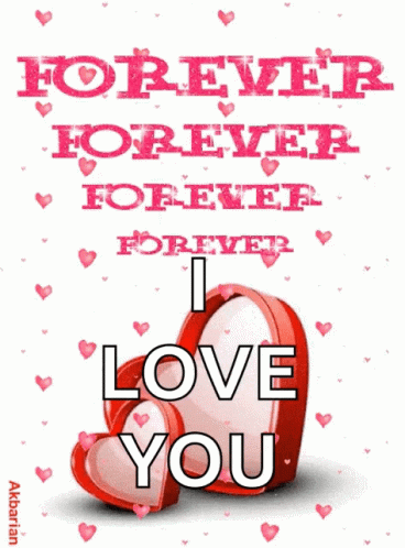 Forever Forever Forever I Love You Poster