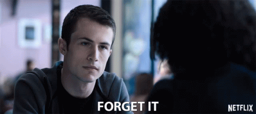 Forget About It Clay Jensen GIF