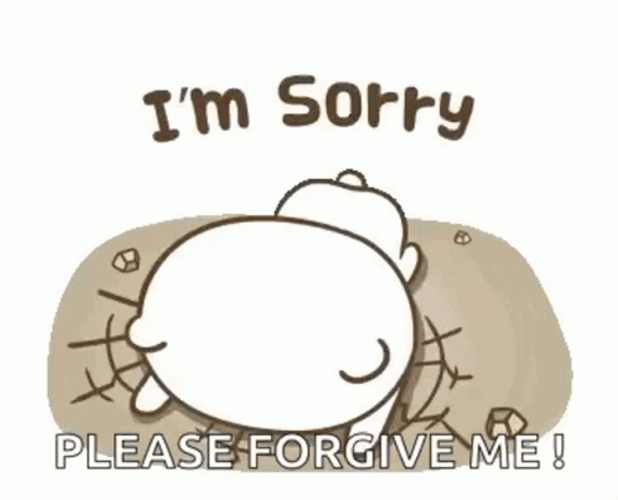 Forgive Me Cat Sticker GIF