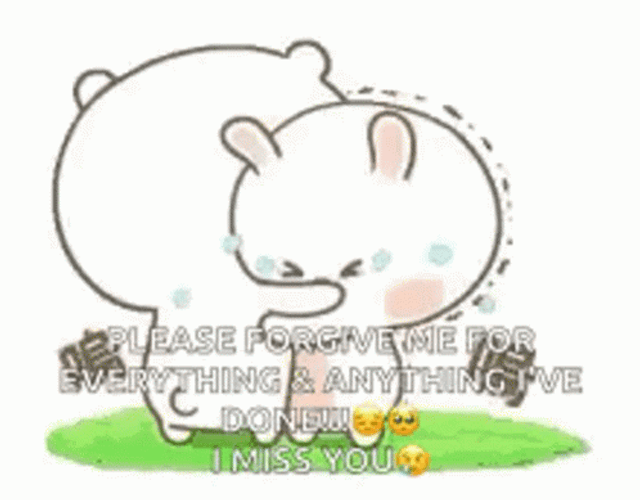 Forgive Me Hugging Stickers GIF