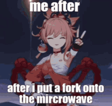 Fork Microwave Genshin Impact Memes GIF