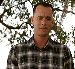 Forrest Gump Cries With Lt Dan GIF