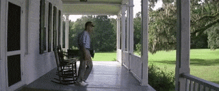 Forrest Gump Running From House Porch GIF