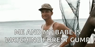 Forrest Gump Wave Couple Flix GIF