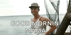 Forrest Gump Waving Good Morning Mama GIF