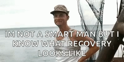 Forrest Gump Waving Not Smart GIF