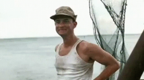 Forrest Gump Waving Pennywise Meme GIF