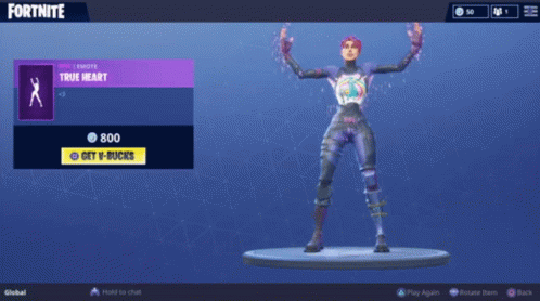 Fortnite Brite Bomber True Heart Dance Emote GIF