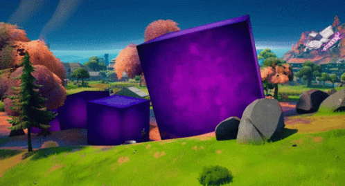 Fortnite Building Blocks Rolled GIF