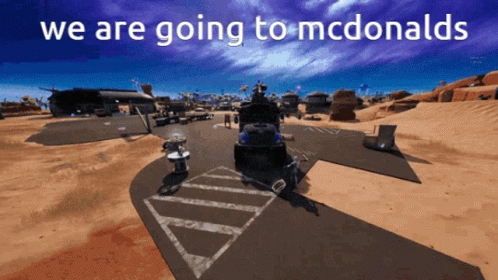 Fortnite Building Mcdonalds Structure GIF
