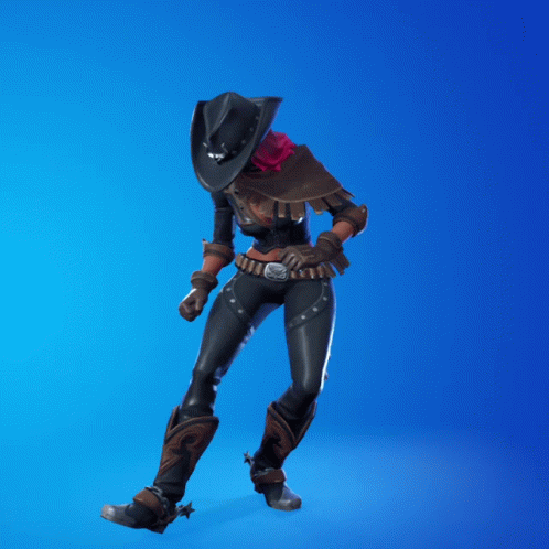 Fortnite Calamity Skin Knee Slap Dance GIF