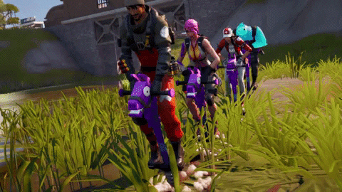 Fortnite Characters Jumping GIF