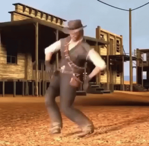 Fortnite Dance Arthur Morgan GIF