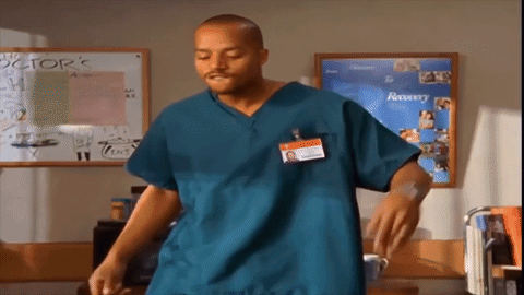 Fortnite Default Dance Donald Faison Scrubs GIF
