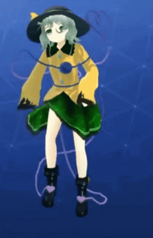 Fortnite Default Dance Komeiji Koishi Touhou Project GIF