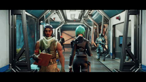 Fortnite Envoy Sudden Alarm GIF