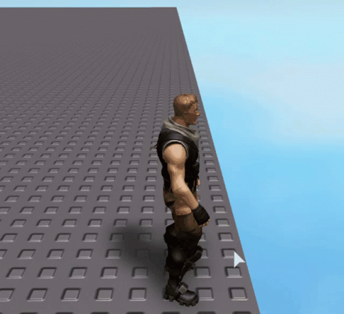 Fortnite Male Character Jumped Off Tall Building GIF