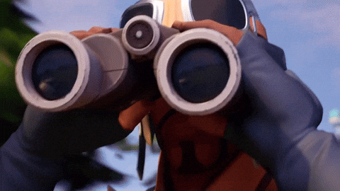 Fortnite Meme Man Binoculars GIF