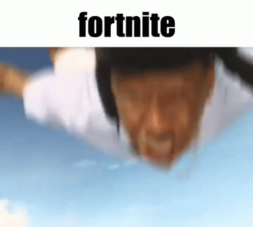 Fortnite Meme Man Flies Higher In Sky GIF