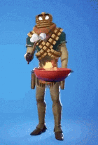 Fortnite Meme Marshmallow Grilling GIF