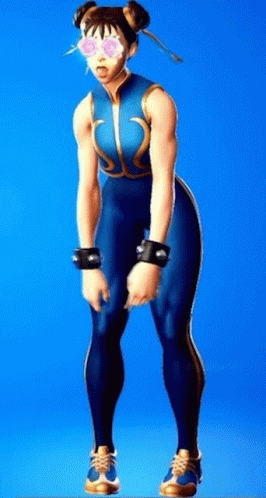 Fortnite Skins Chun Li Dizzy GIF