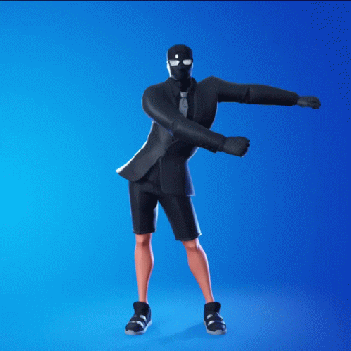 Fortnite Skins Shadow Henchman Doing The Floss GIF
