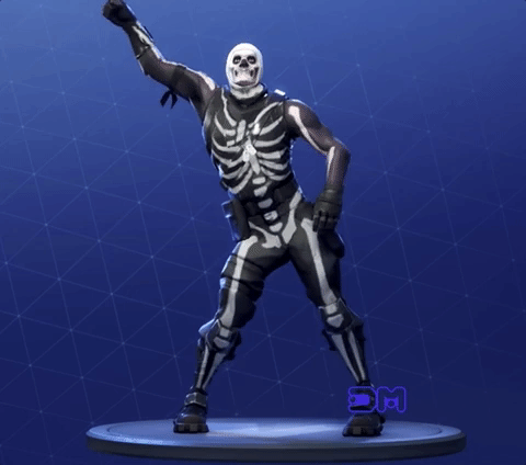 Fortnite Skull Trooper Dancing Clip GIF
