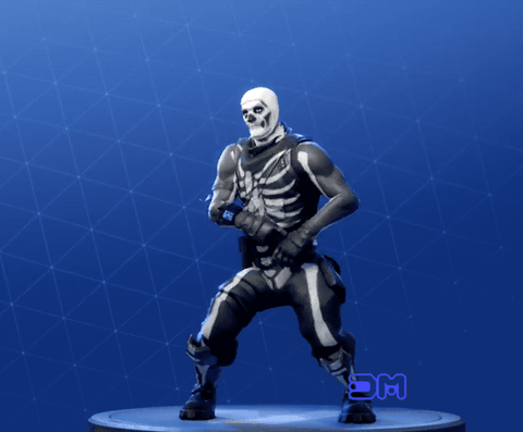 Fortnite Skull Trooper Pumped Up Dance Clip GIF
