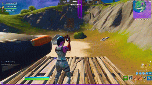 Fortnite Striking Enemy Building GIF