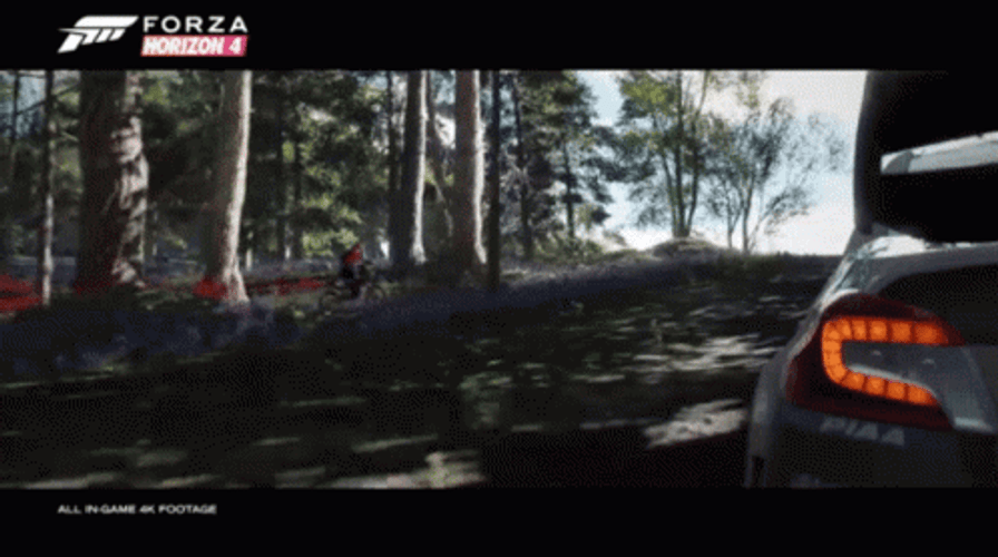 Forza Horizon 4 Car Racing With Bikes GIF