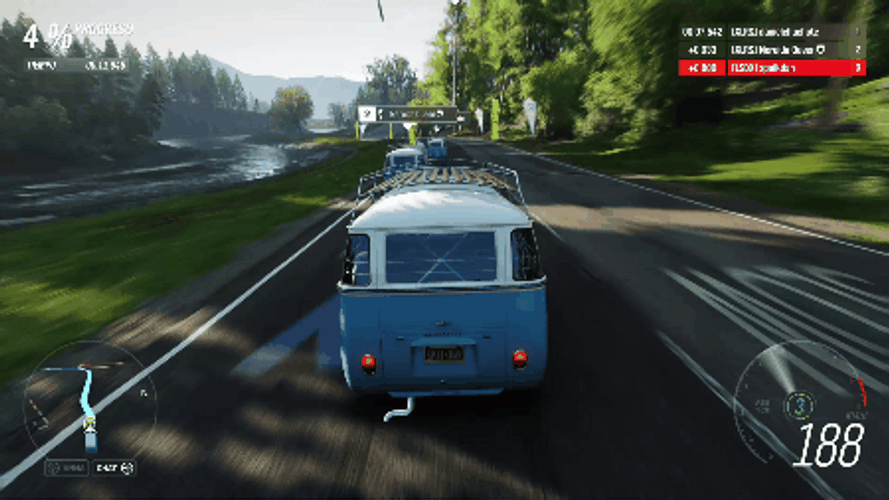 Forza Horizon 4 Racing Van GIF