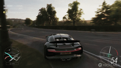 Forza Horizon Bugatti Chiron GIF